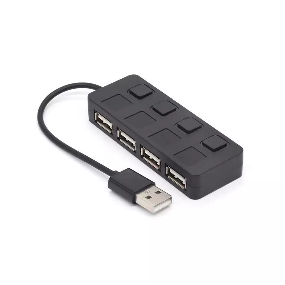 4 Port USB ( Black )